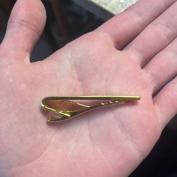 Dunhill Tie Clip - Vintage - Gold and Silver - Picture 3 of 6